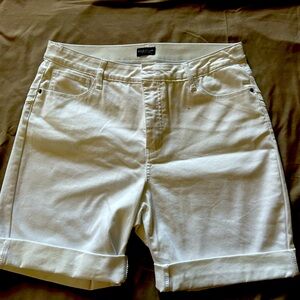 Women’s white shorts